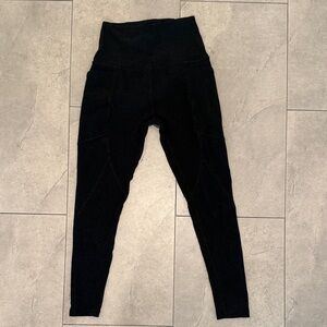 Beyond Yoga space dye dark grey  with pockets Leggings